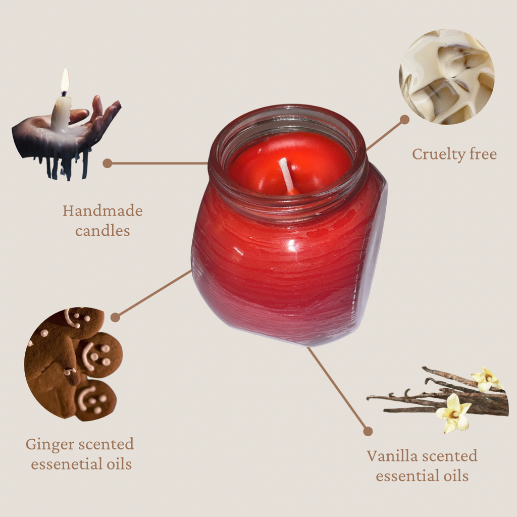 STAR ⭐️ VANILLA CANDLES Christmas gingerbread